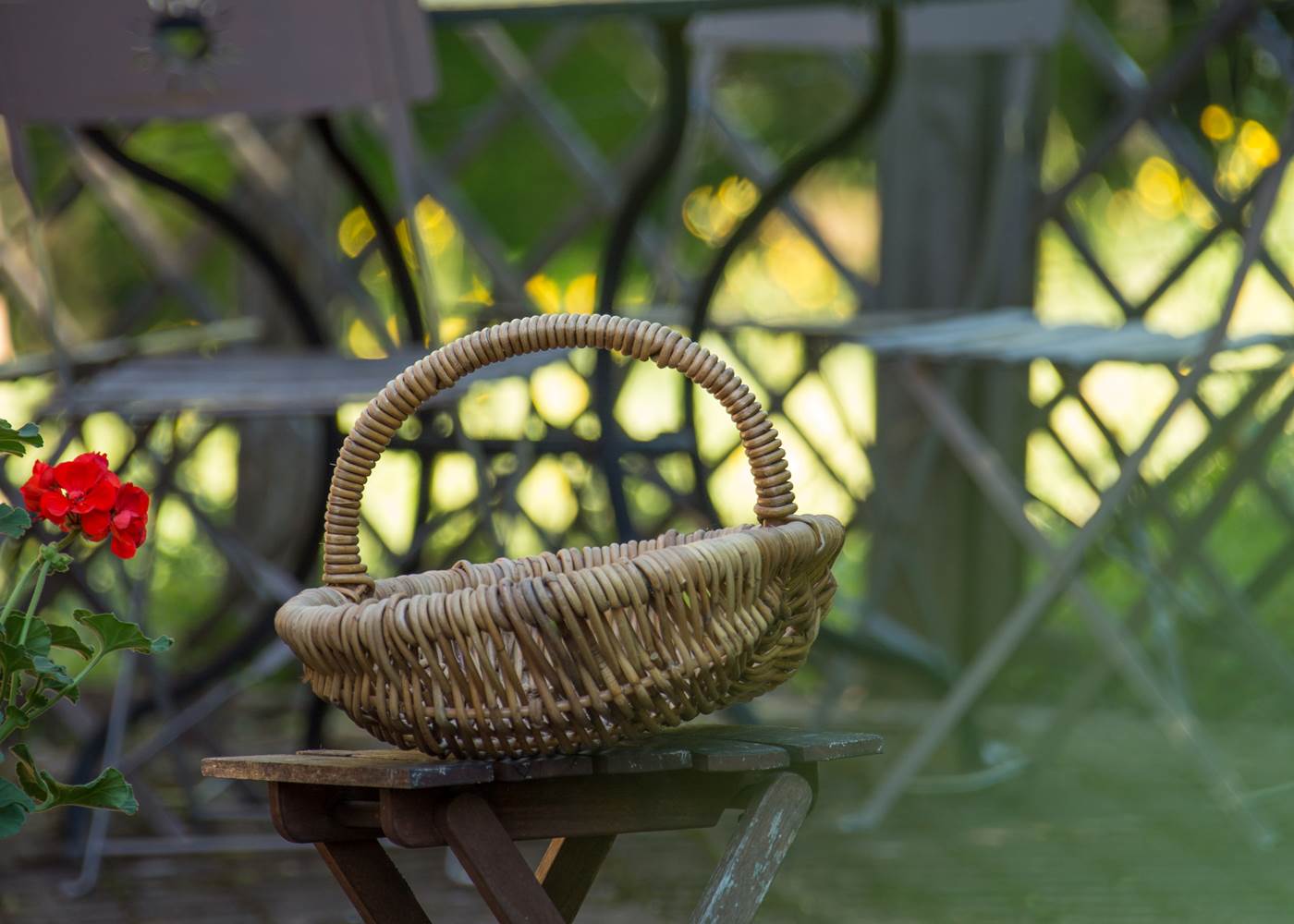Terrasse du gîte Cassiopée, la Maison des Etoiles
