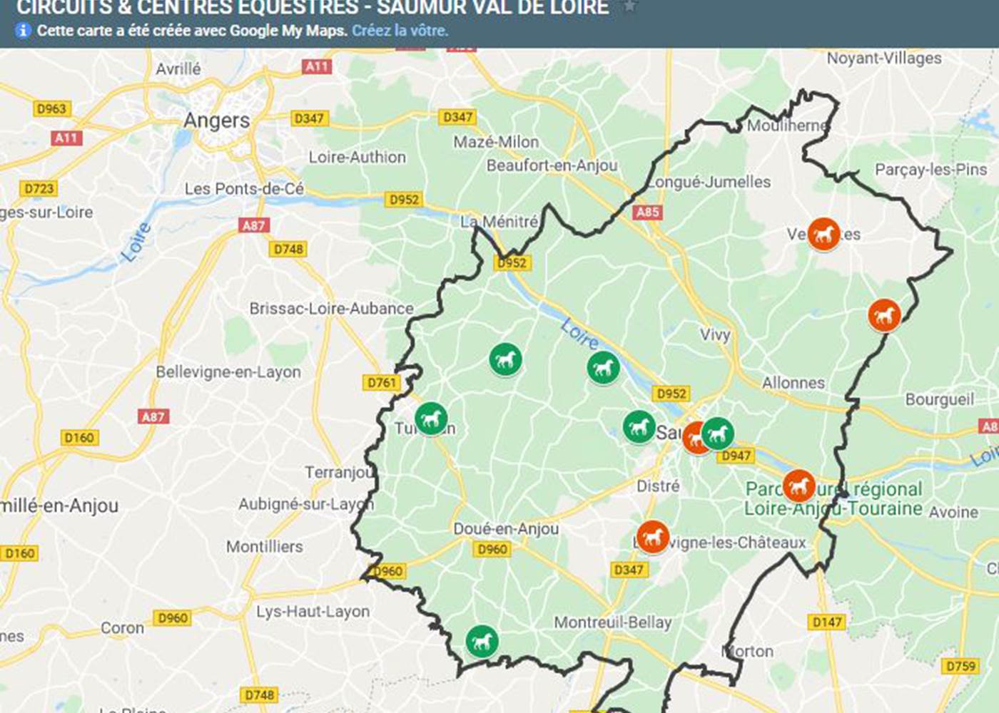 circuits et clubs équestres