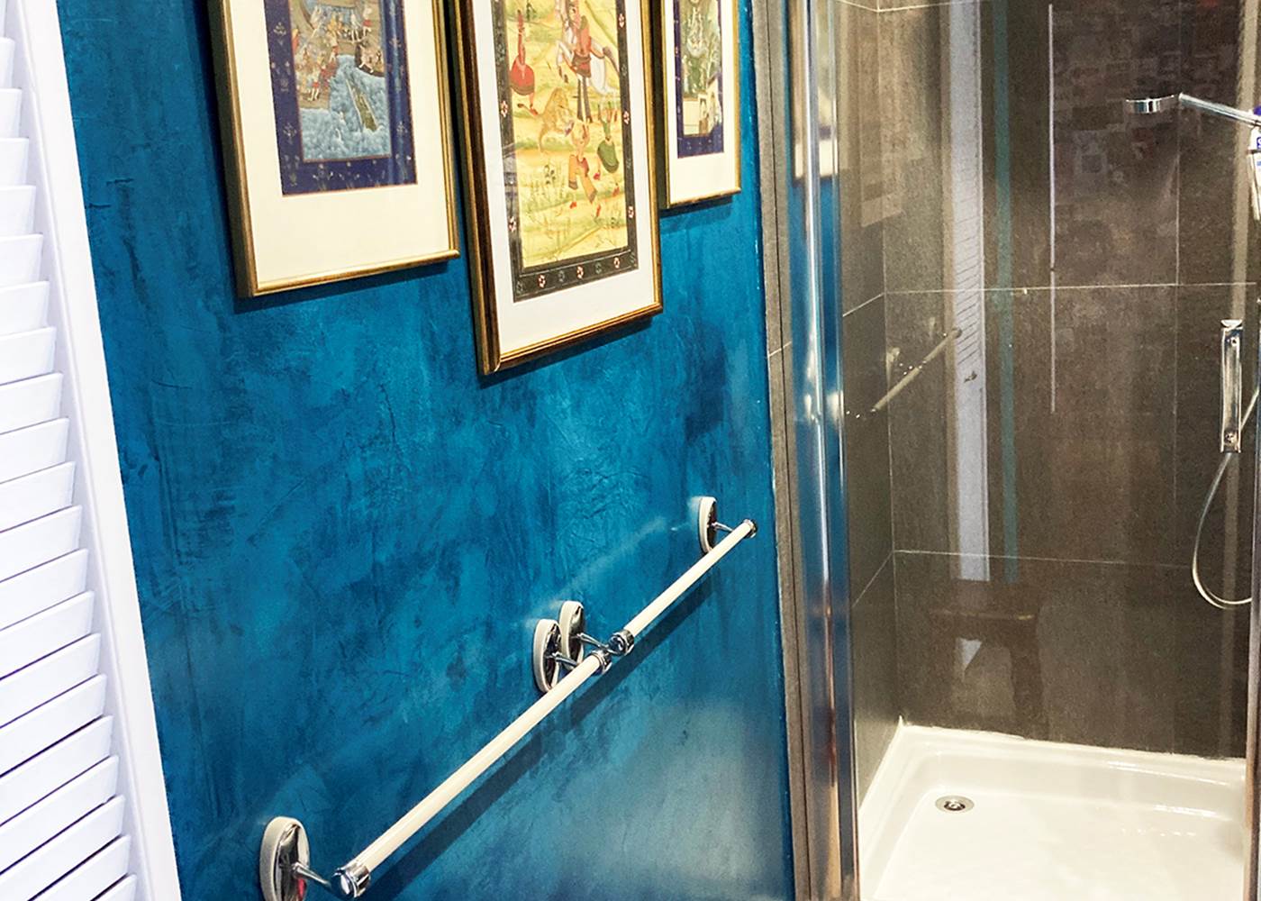 Salle de bain douche chambre double classique