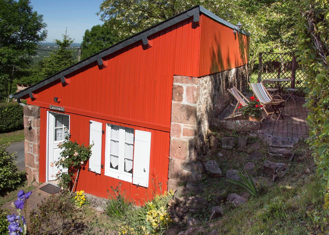 Extérieur du gîte Cassiopée, pour 2 ou 3 personnes