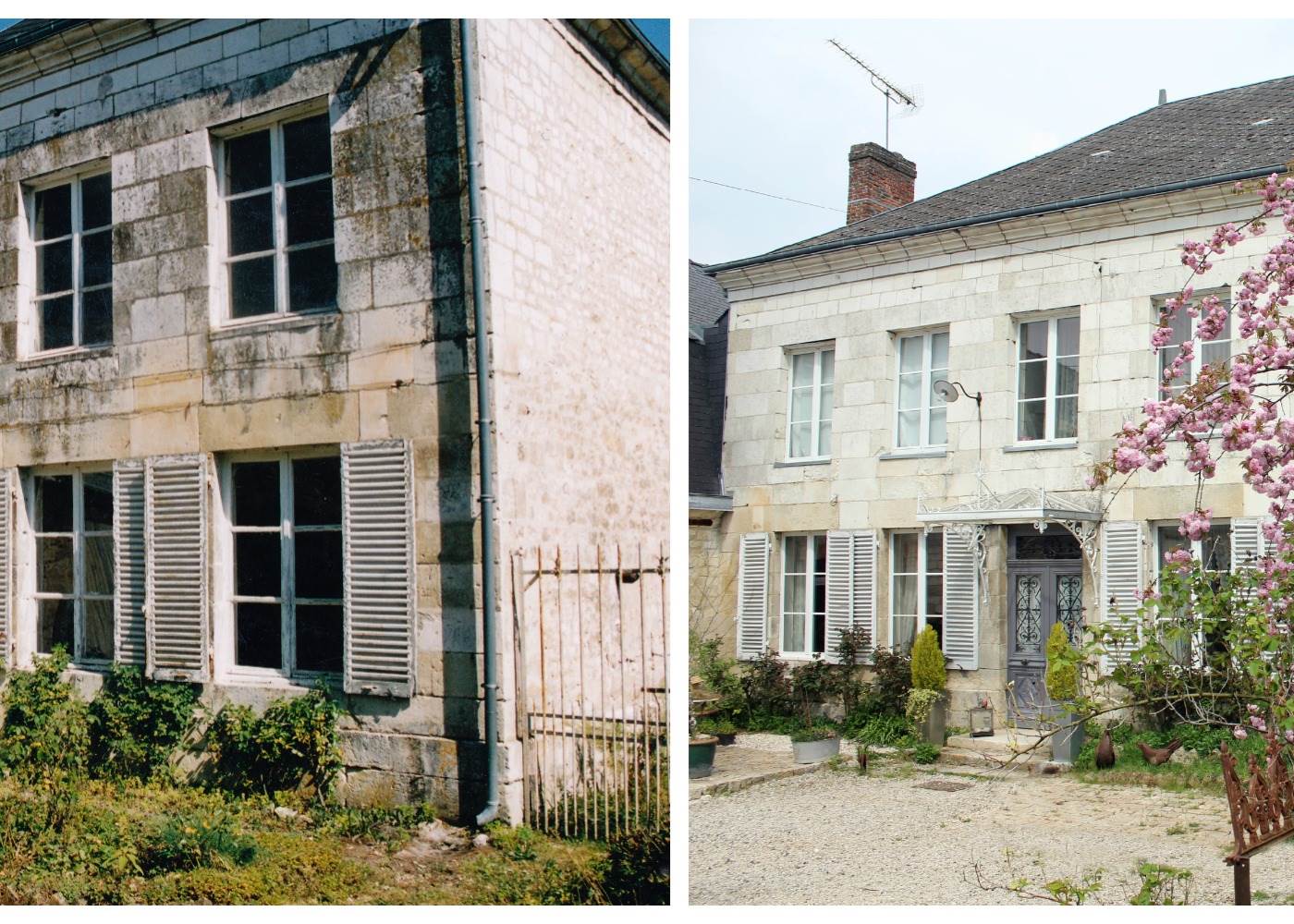 Avant/Après maison principale