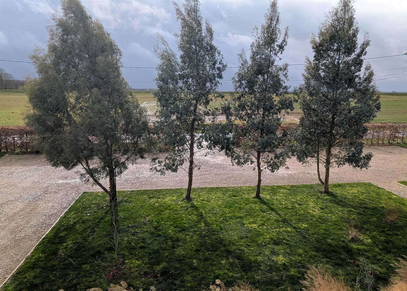 parking devant la maison