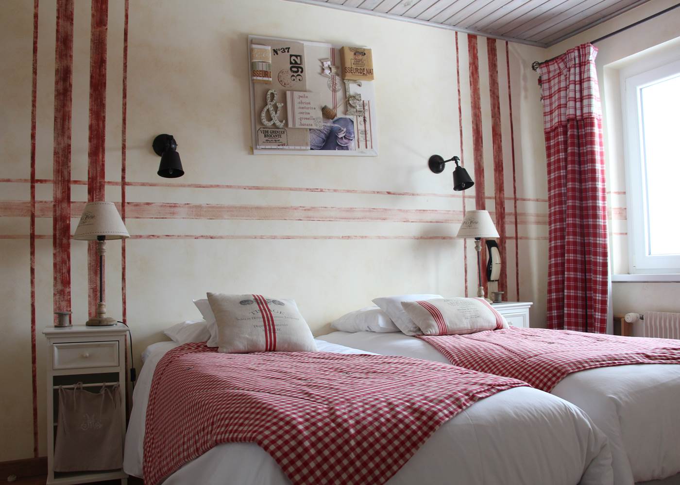 chambre confort douche/wc style champêtre