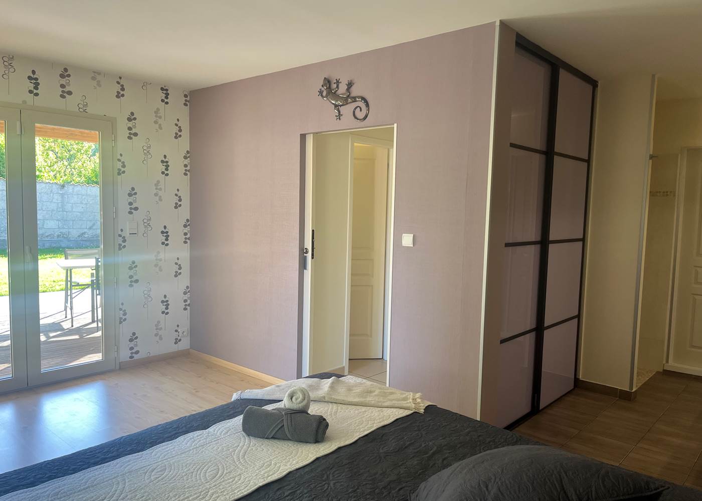 vue sur les toilettes