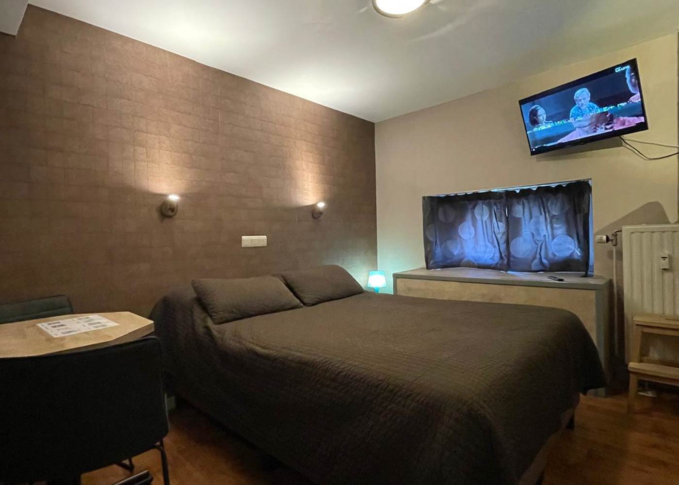 Vue de la Chambre n°4  Twin ou Double pour bien se rendre compte de sa description mais pas de sa dimension.