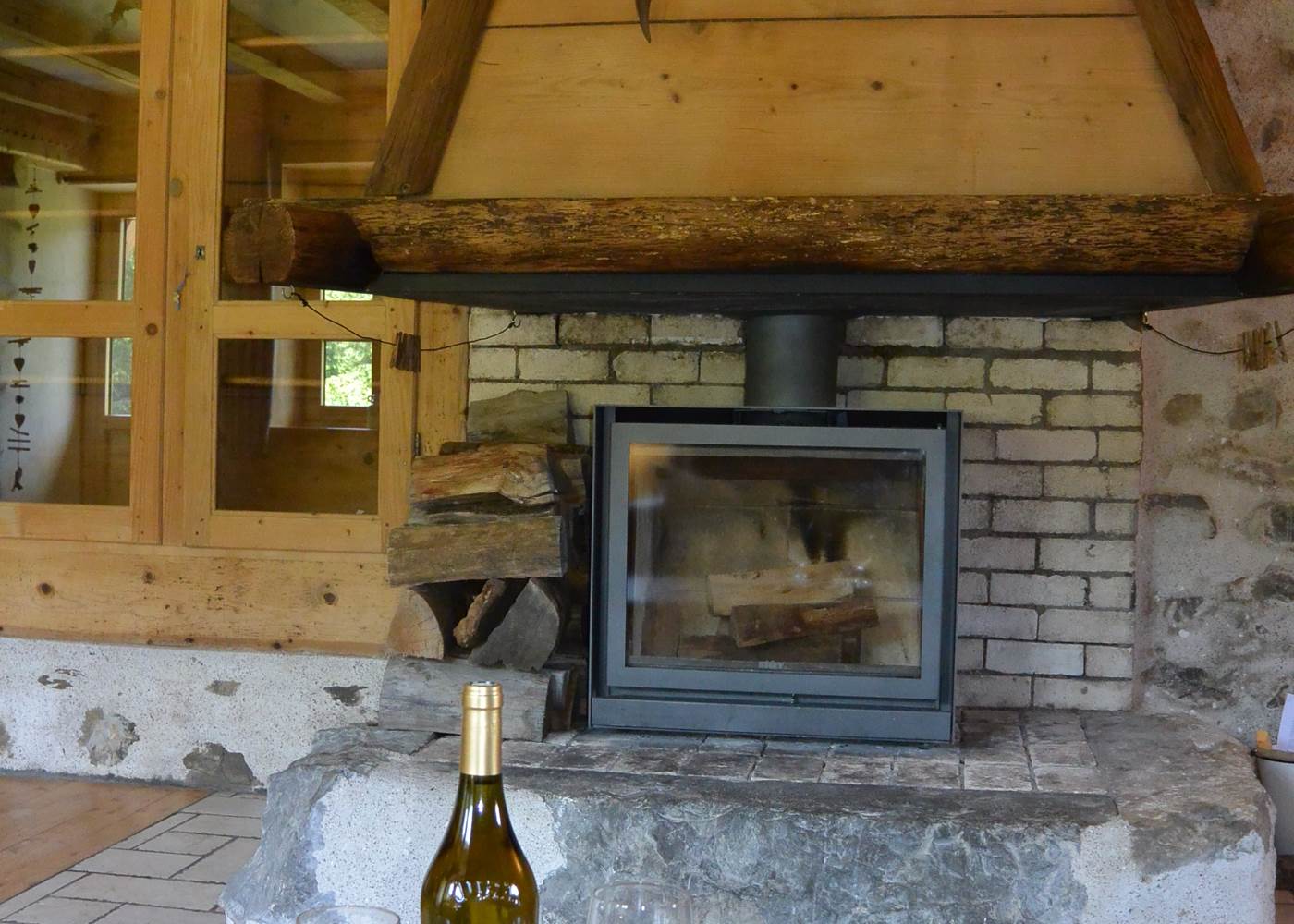 Gîte Tré le grenier - charmant gîte - Gîte le Grand - pour 6 personnes - cheminée