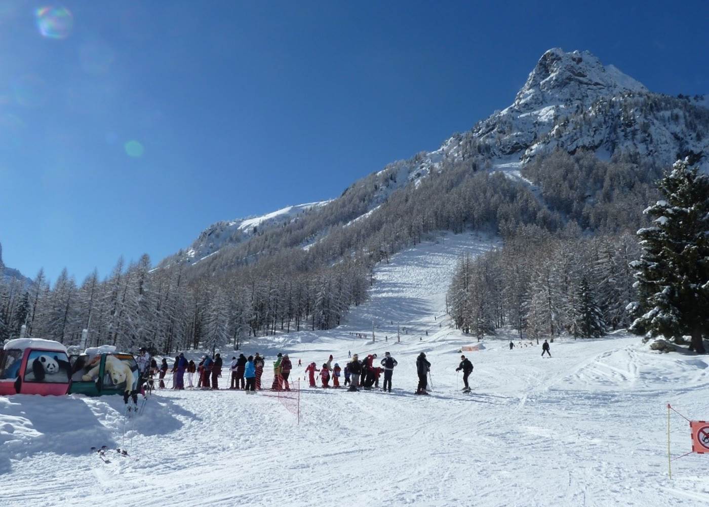 Vallorcine, domaine de la Poya pour les débutants / for the beginners