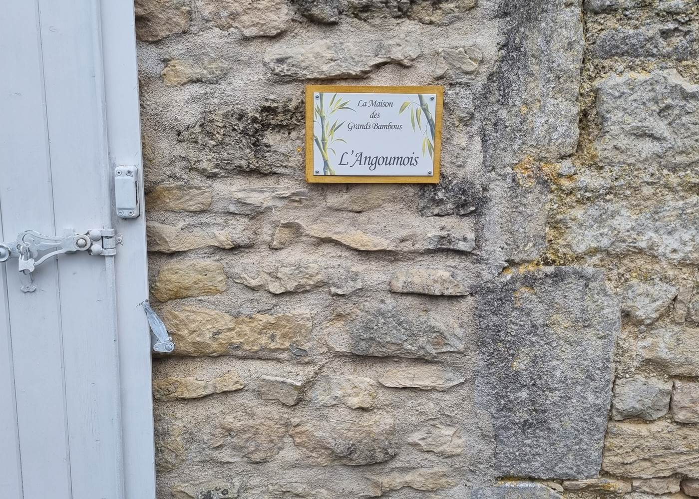 Plaque émaillée artisanale