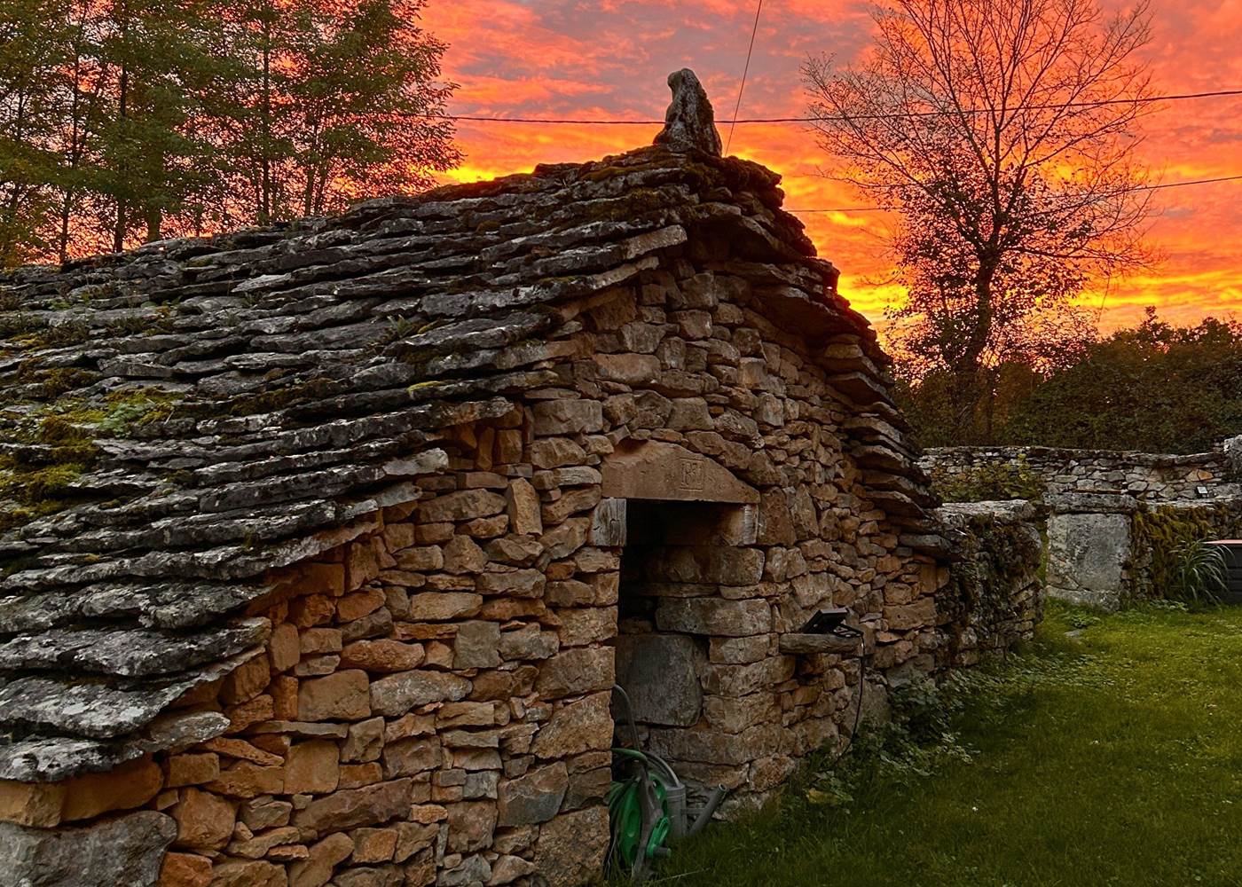 Levé de soleil au Domaine