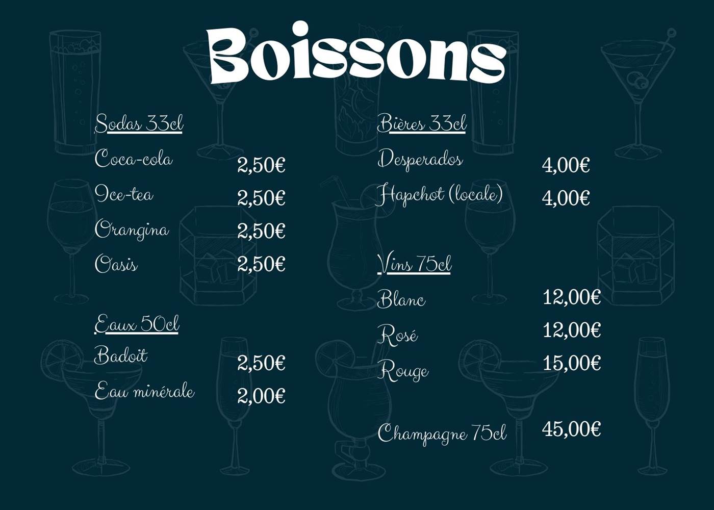 boissons
