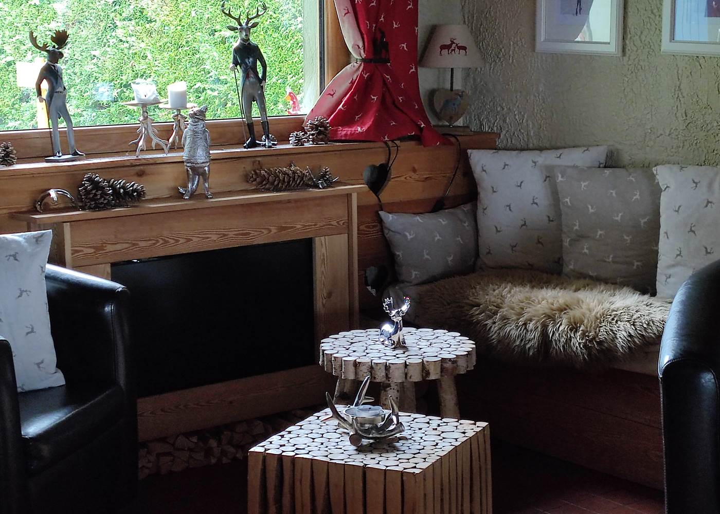 le salon ou déguster un de nos nombreux whiskys