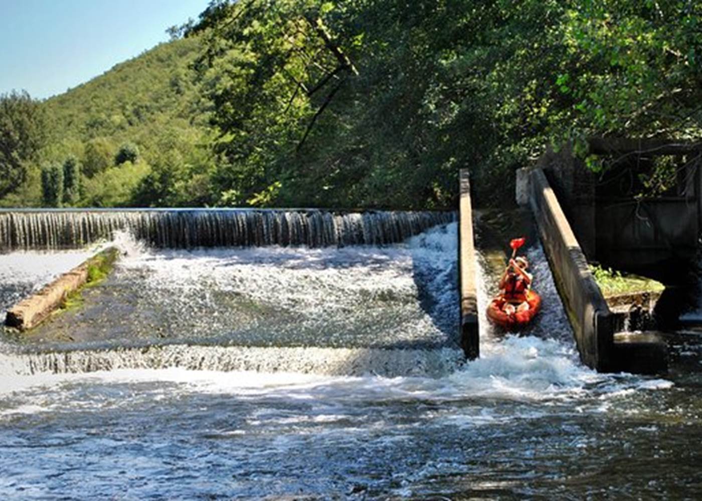 Passe à canoe kayak Gorges de l’Aveyron