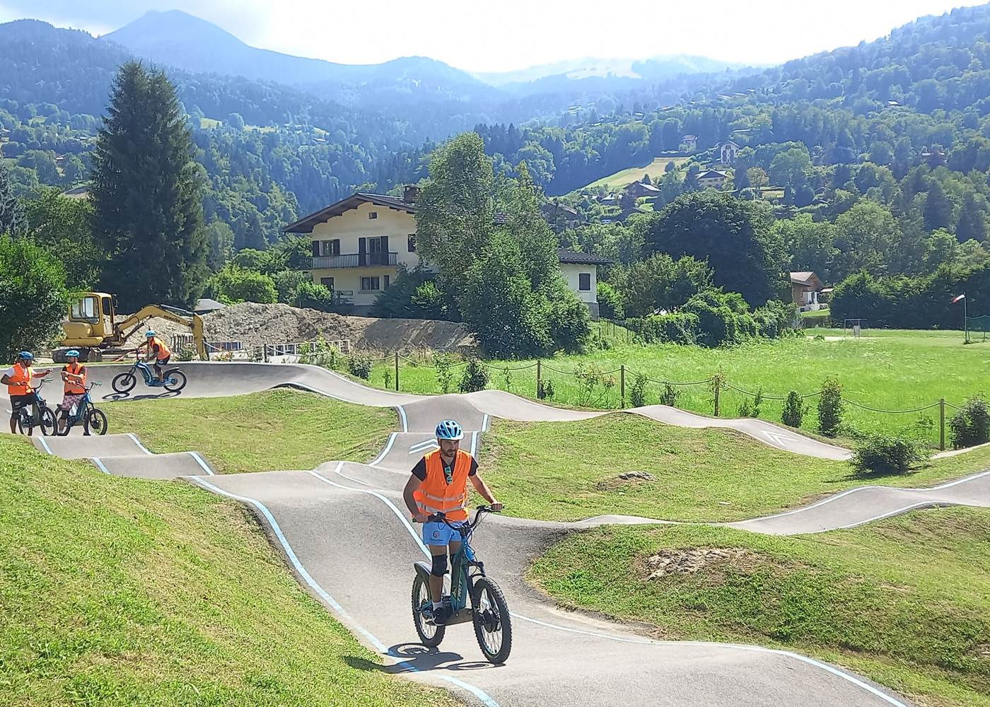 Test technique sur la Pump track