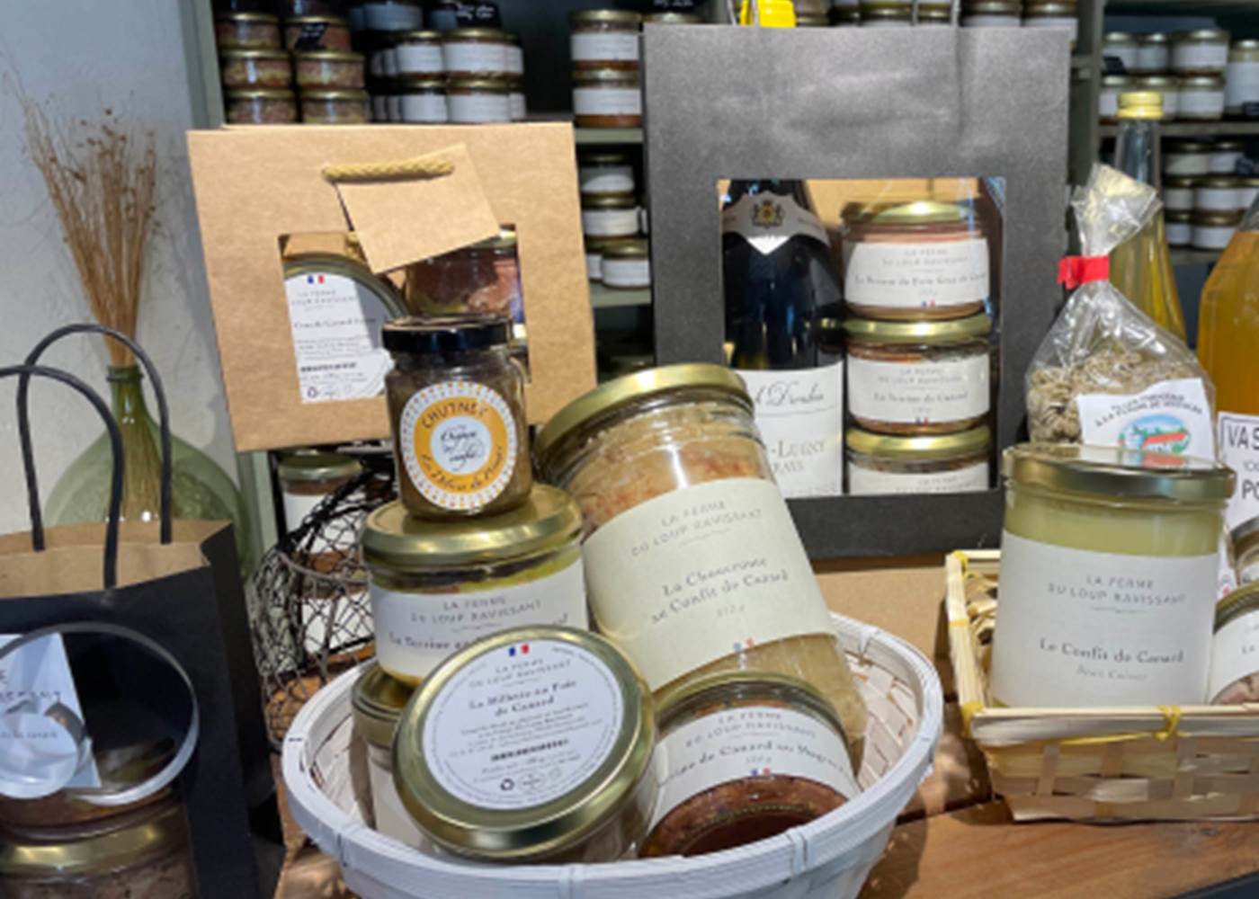 Ferme du Loup Ravissant - Panier produits locaux