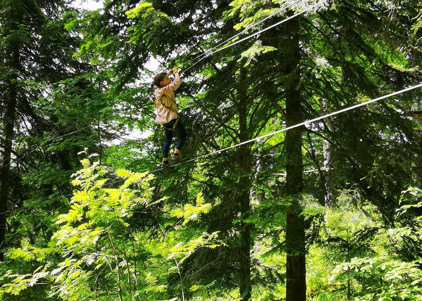 Acrobranche au Lioran