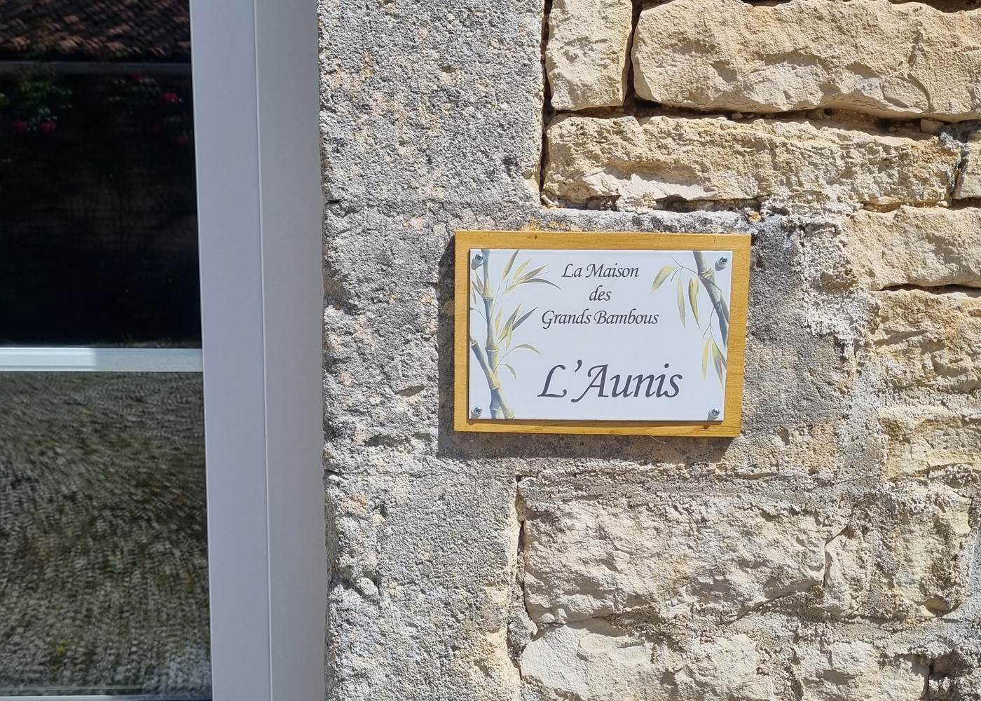 Plaque émaillée artisanale