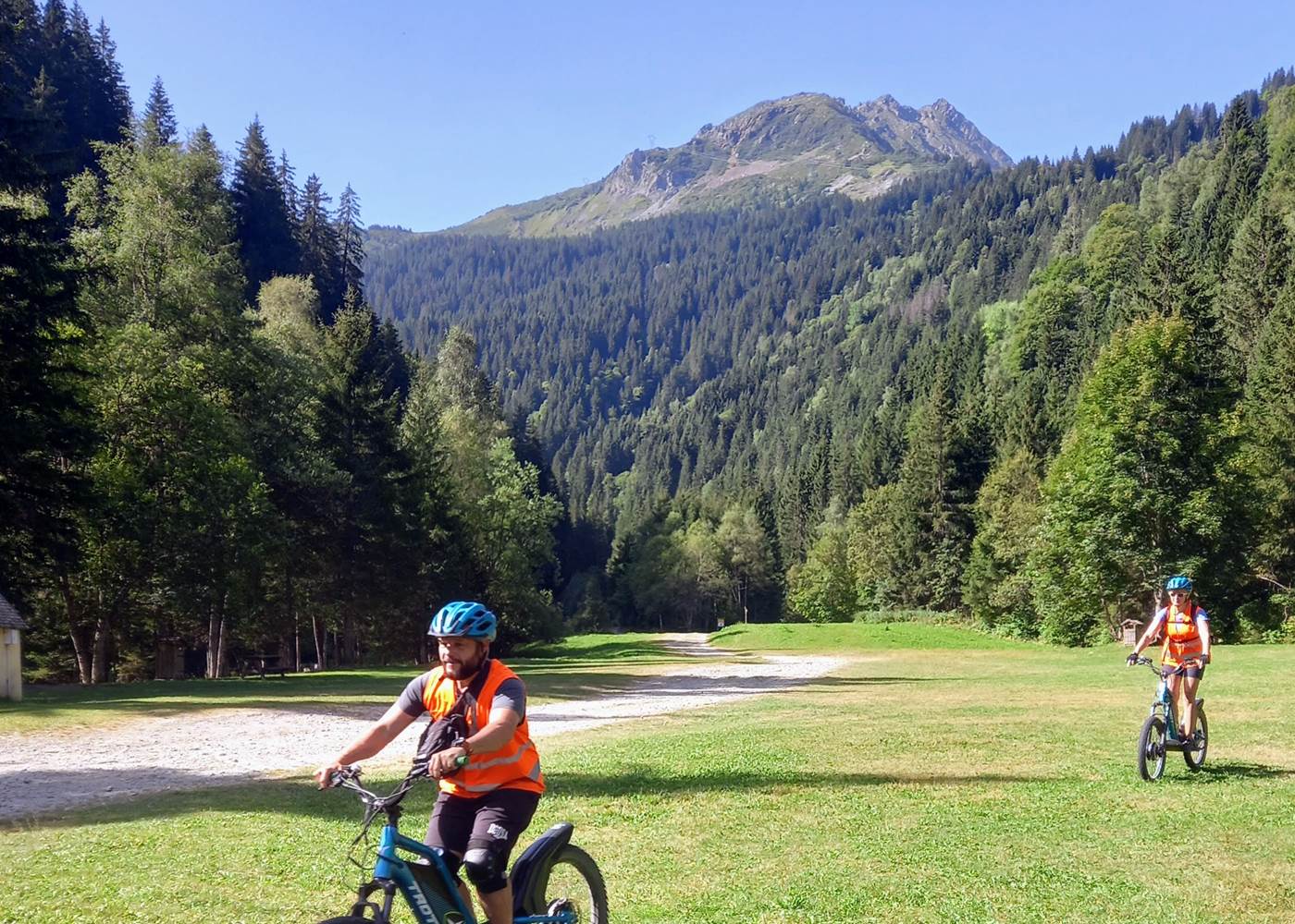 Trottinette en sortie découverte