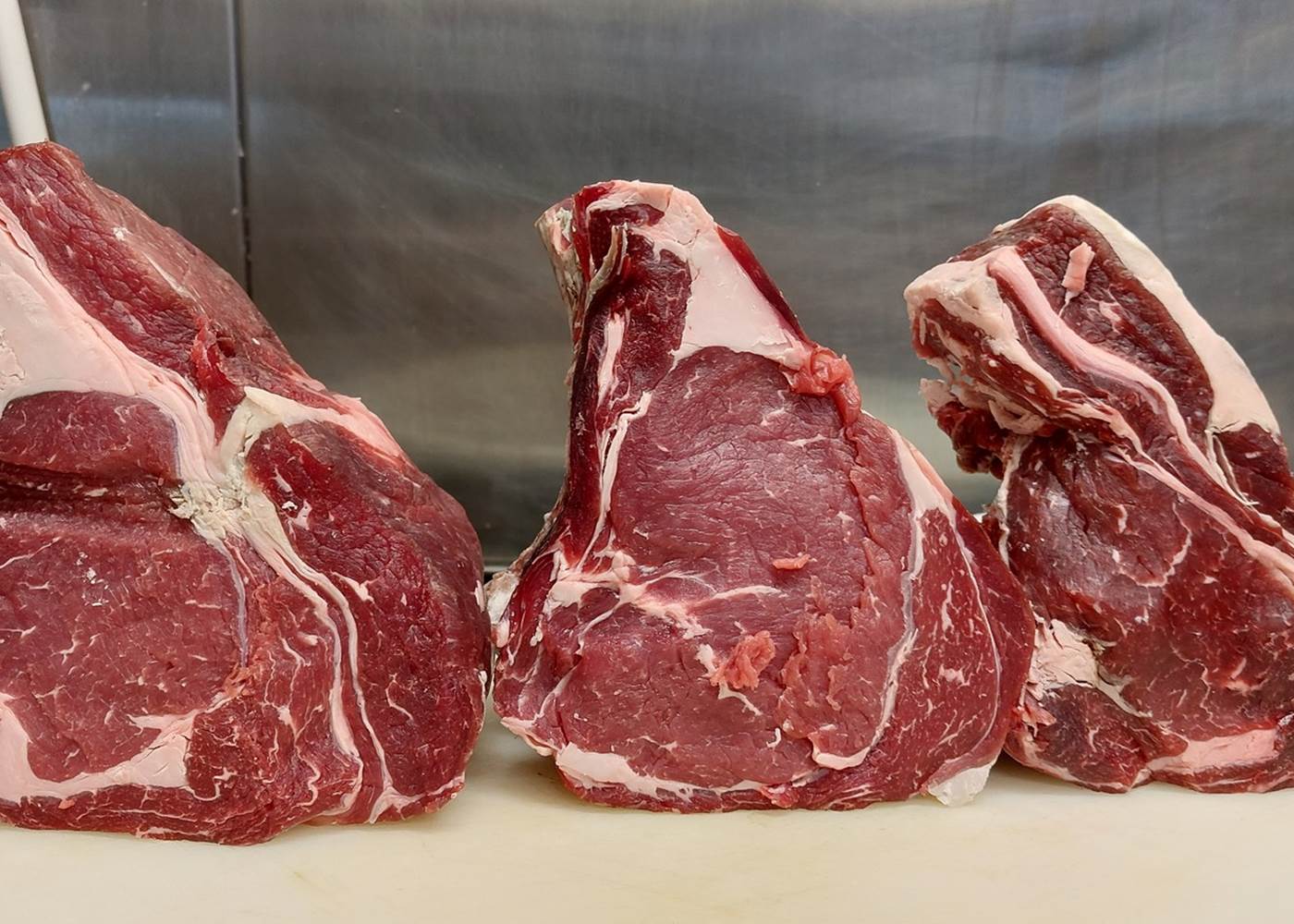 cotes de boeuf maturées au Ranch des Lacs