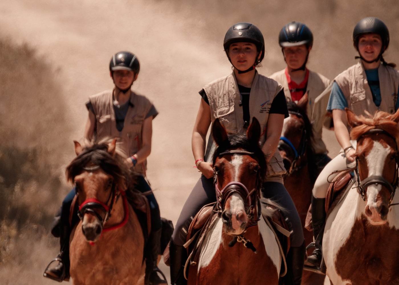 Au départ du mas de nombreux itinéraires de randonnées à cheval