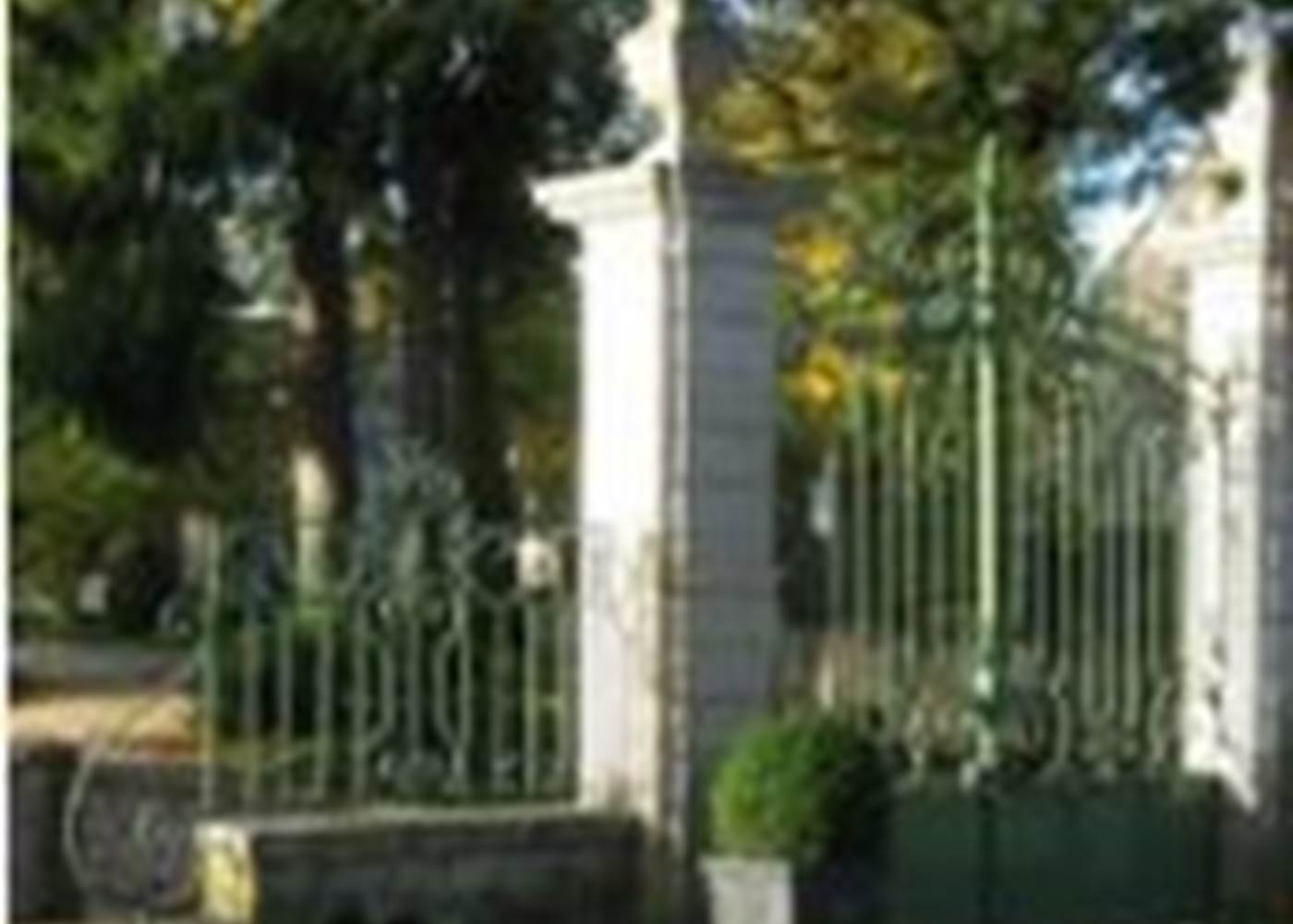 Grilles du château restaurées