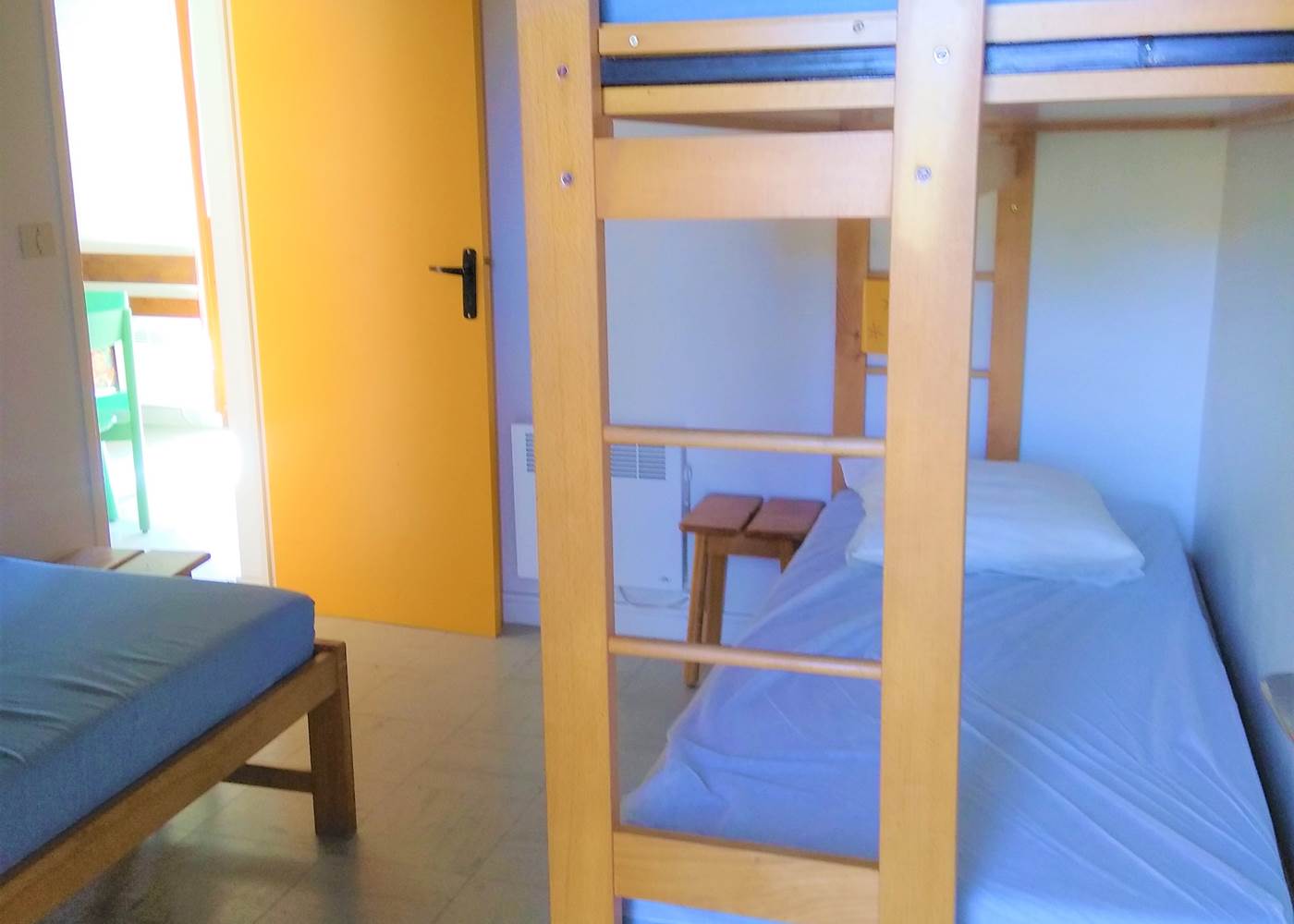Gite-7 personnes-chambre avec lits superposés