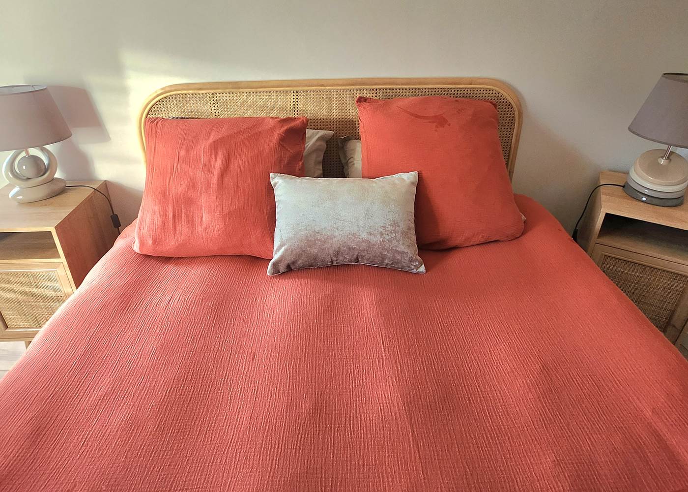 Couette en plumes d'oies