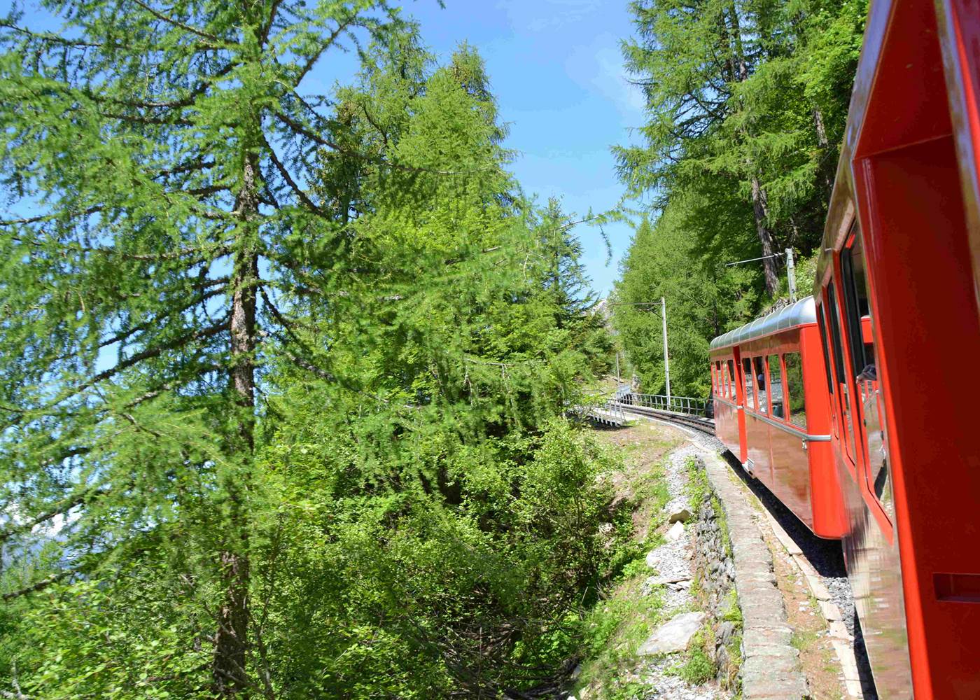 Mer de glace et train de Montenvers