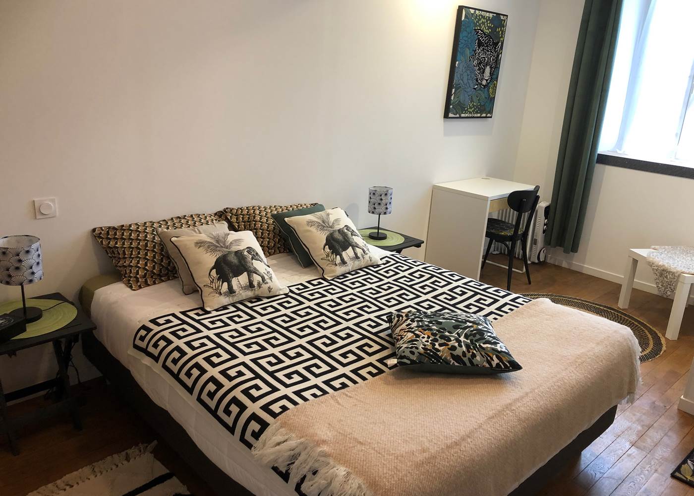 Chambre "Côté Savane"-La maison d'Eole