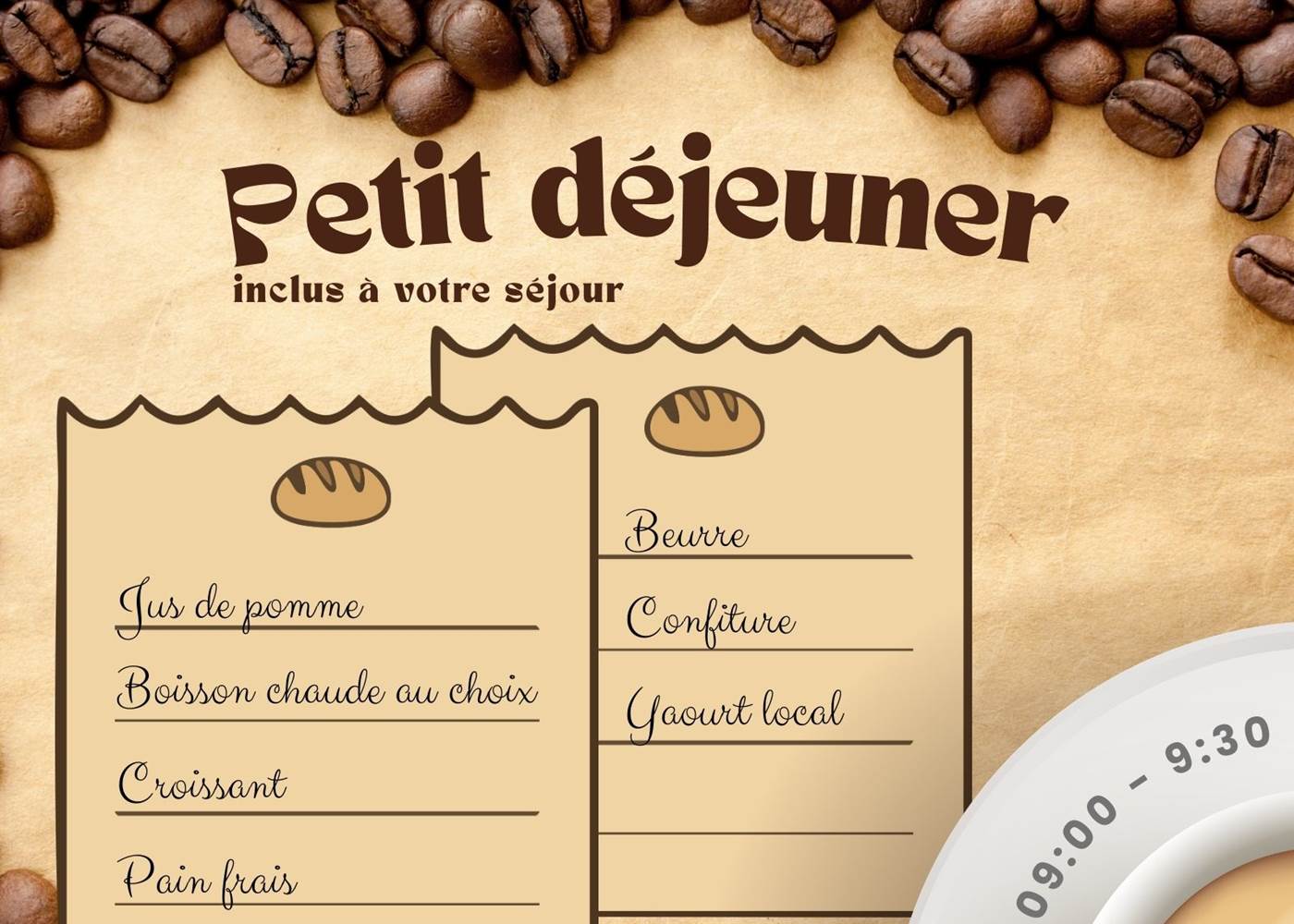 Petit déjeuner