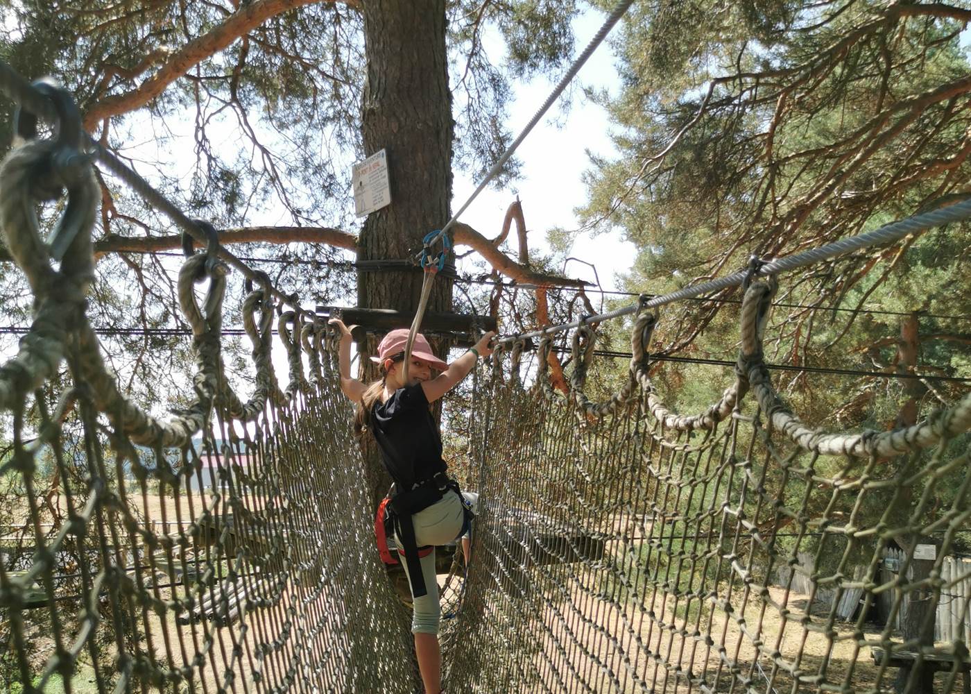 Acrobranche à Margeride Aventure