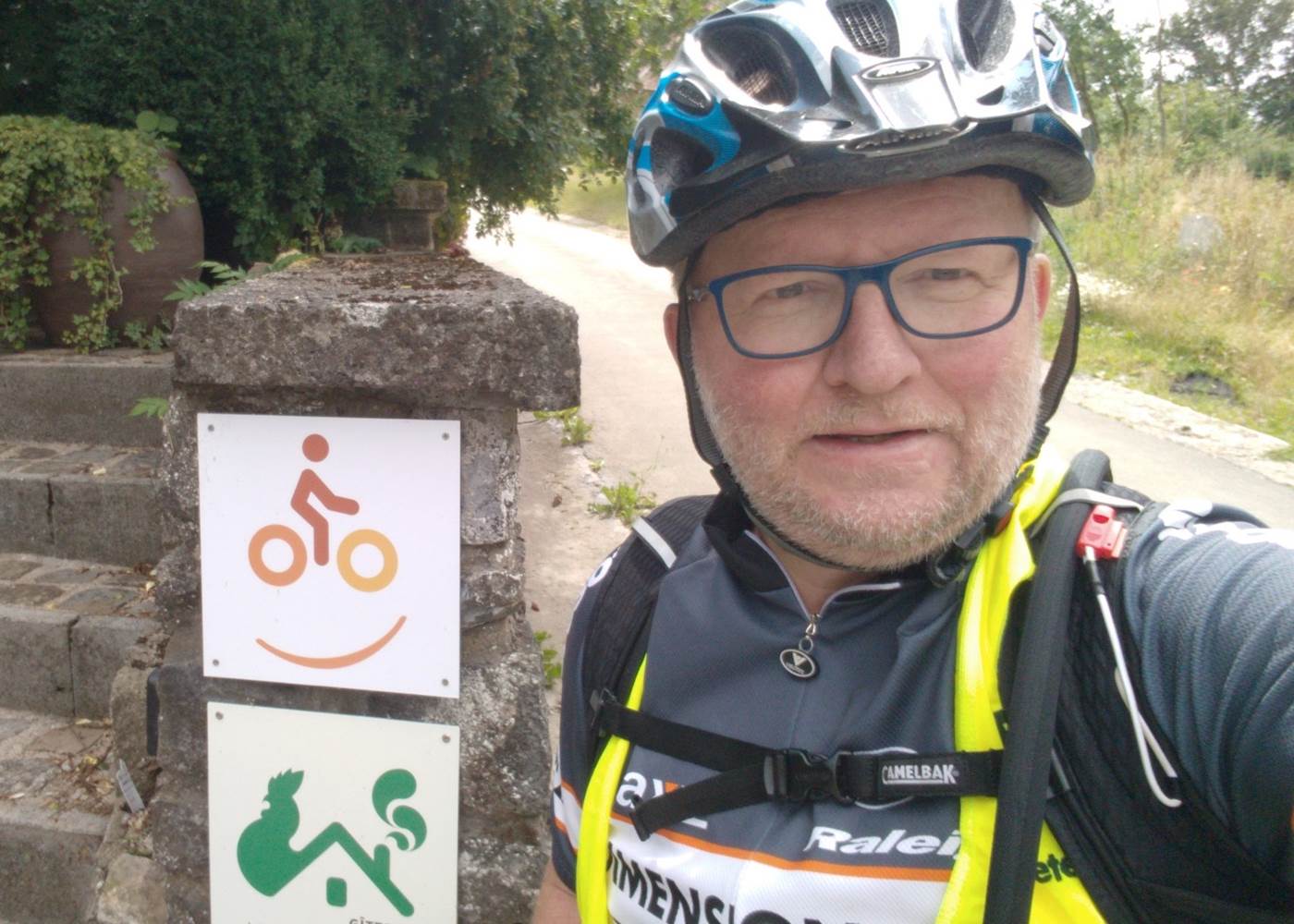 En repérage pour notre label "Bienvenue Vélo"