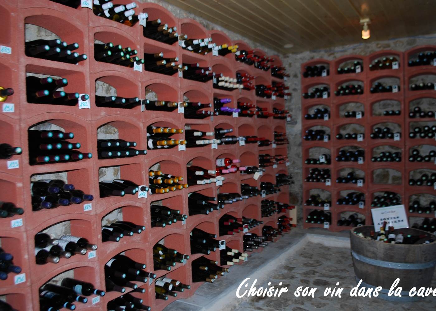 cave à vin choisir son vin le Ranch des Lacs