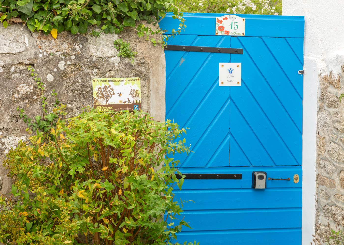 Portillon Ty Du avec panonceau LPO