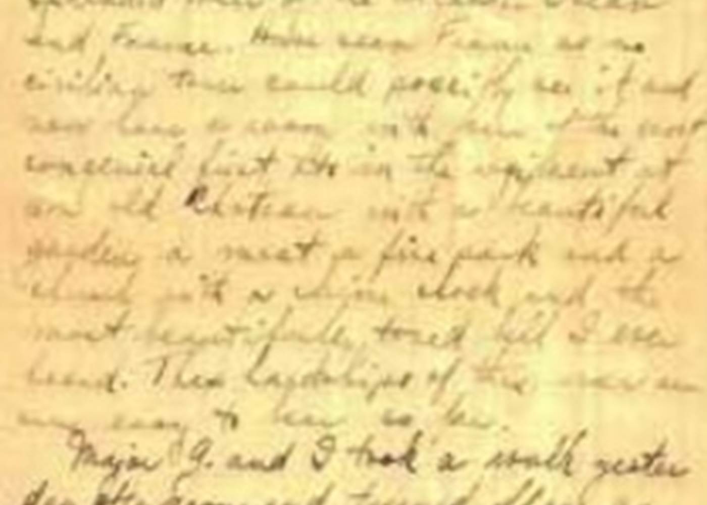 Lettre d'Harry Truman à sa fiancée