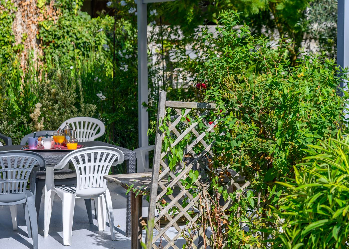 Terrasse sur jardin