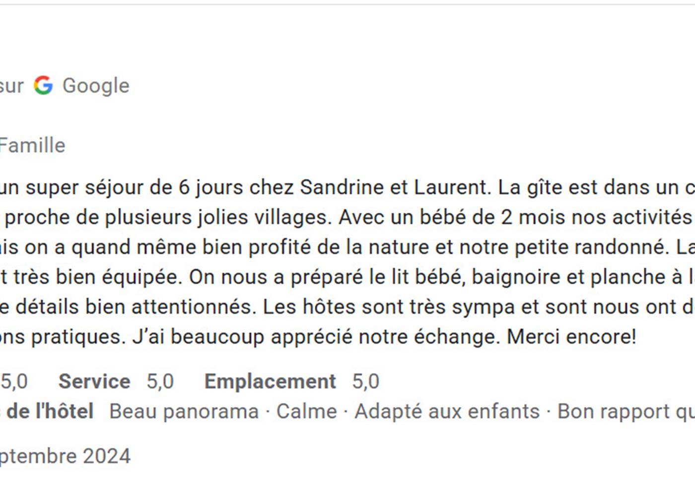 Avis google