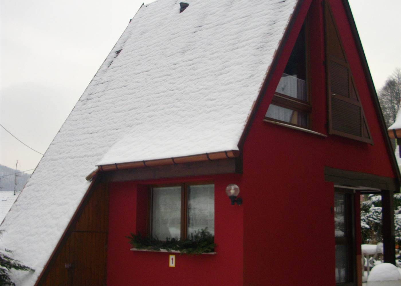 En hiver sous la neige