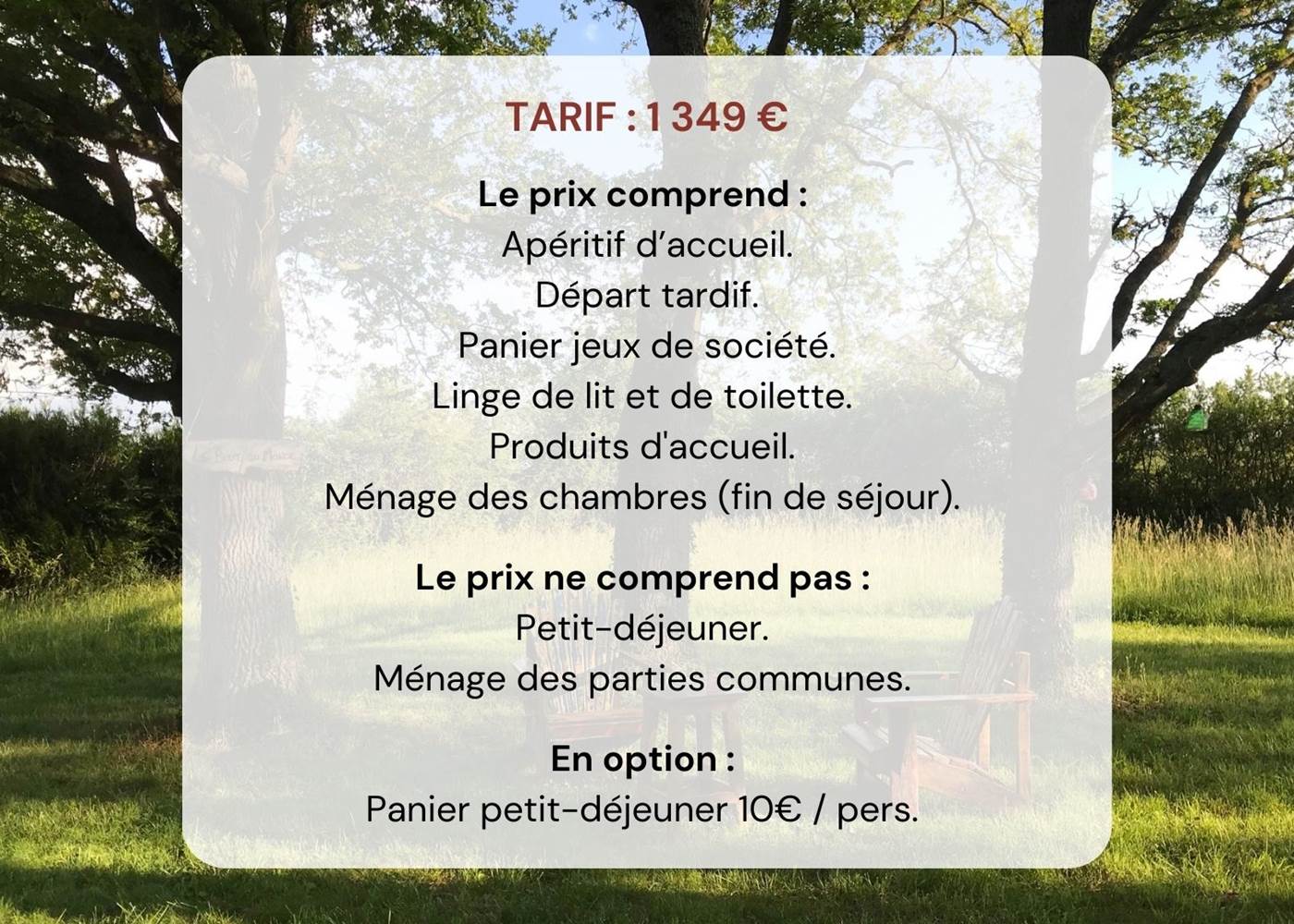 Séjour EVJF - Le Domaine Enchanté