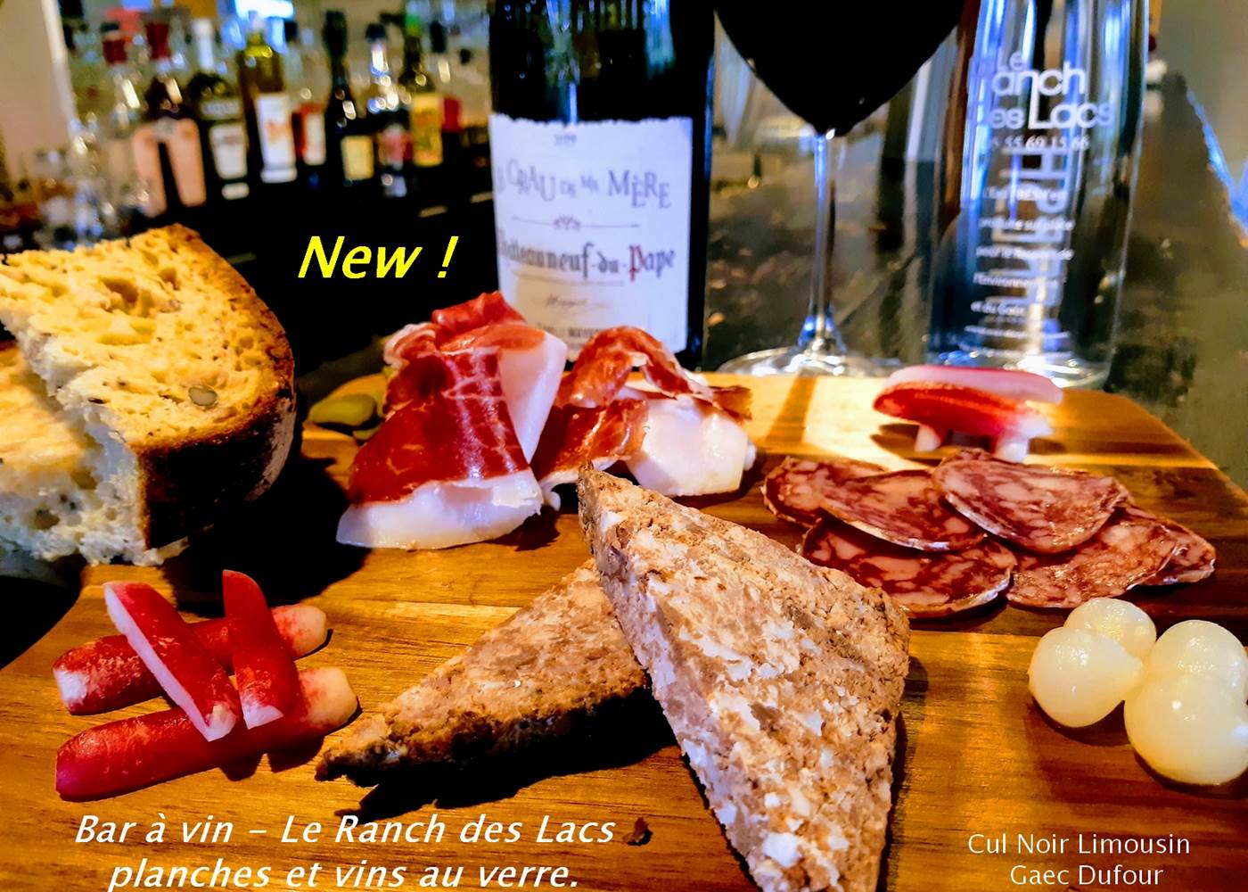 planche cul noir du Limousin- Gaec Dufour - Bar à vin du Ranch des Lacs