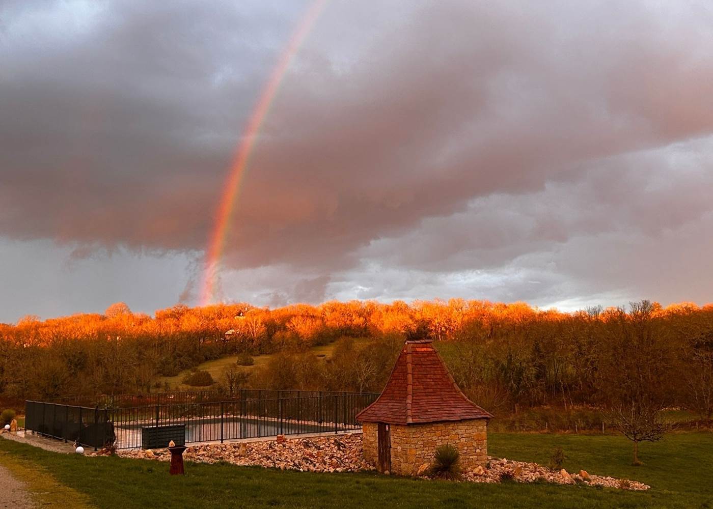 Arc en ciel au Domaine