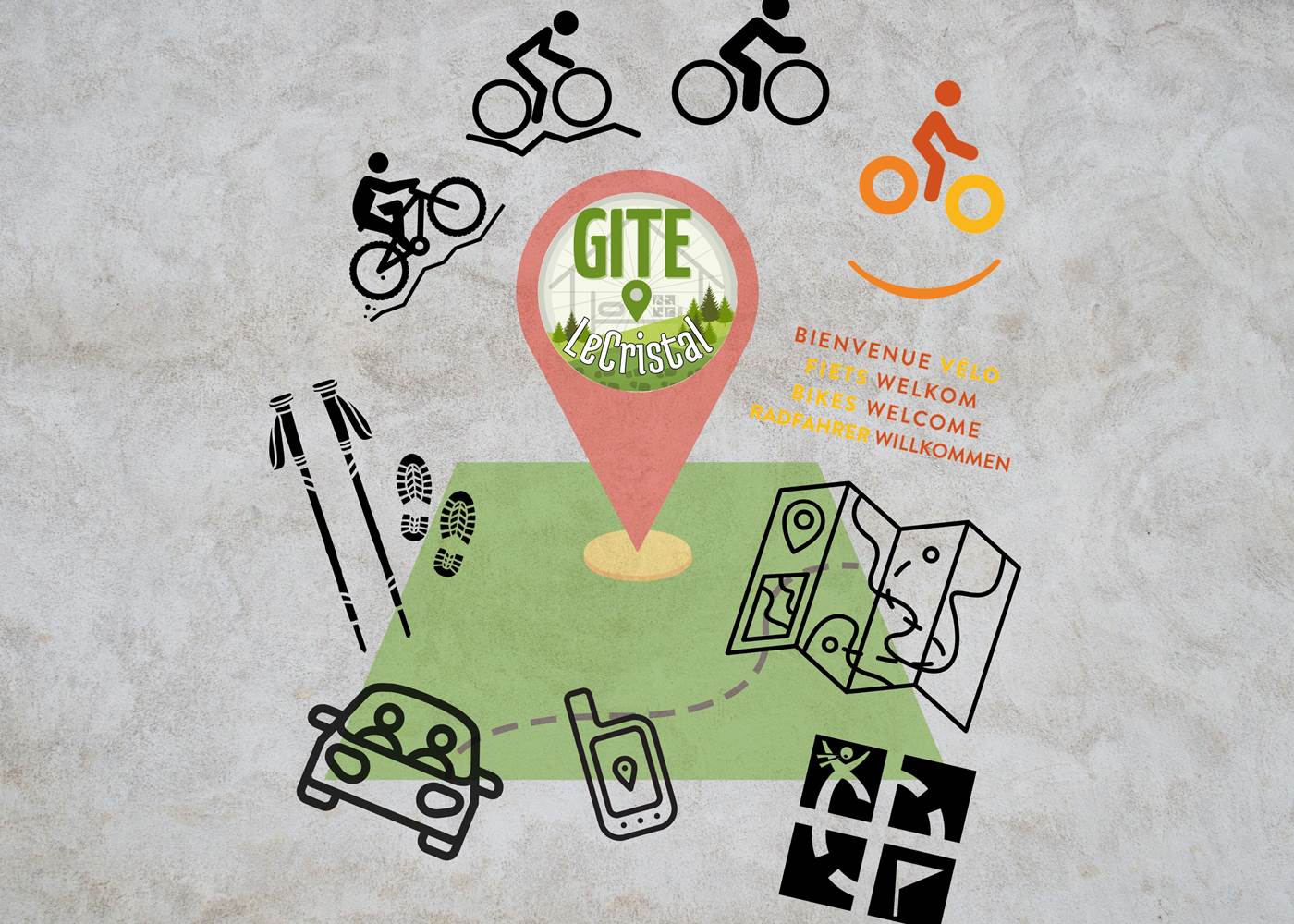 En vélo, à pied, en voiture, en Geocaching, on prend l'air.