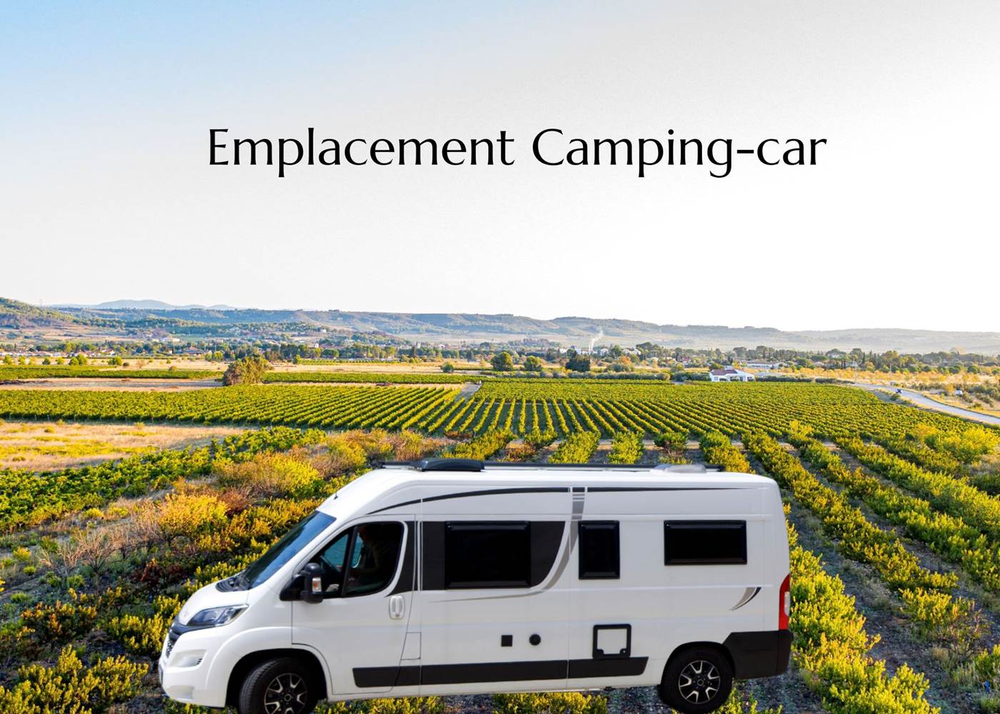 Accueil camping car à la Propriété