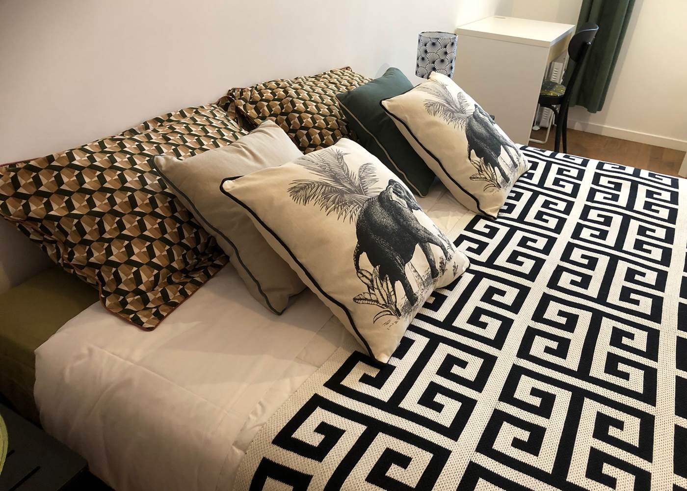 Chambre "Côté Savane"-La maison d'Eole