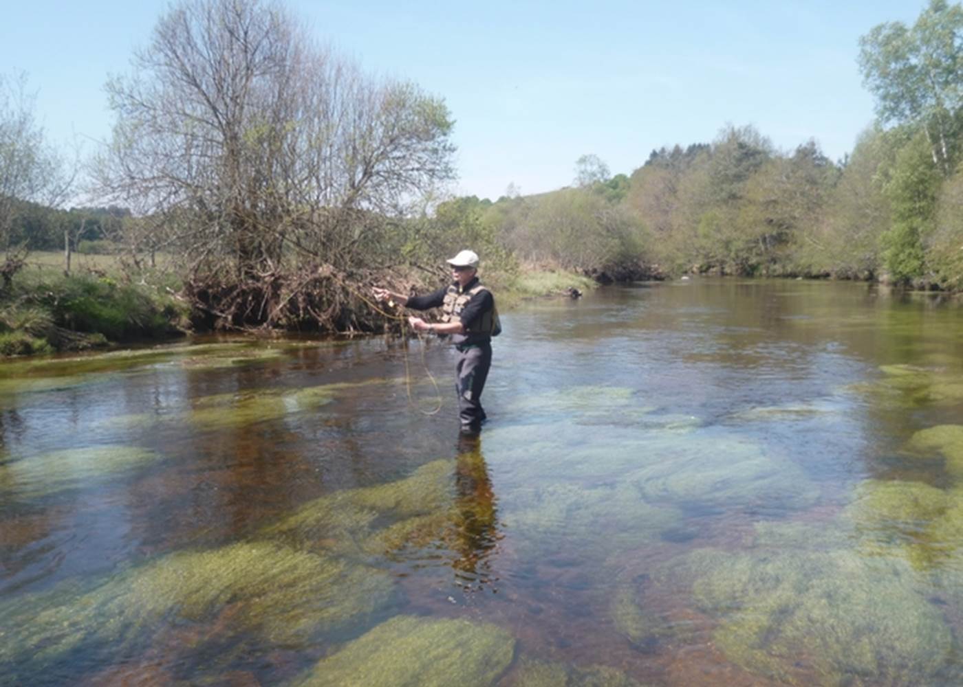 Pêche à la truite en Haute-Vienne 87 Hébergement Pêche Maison du Masjoubert