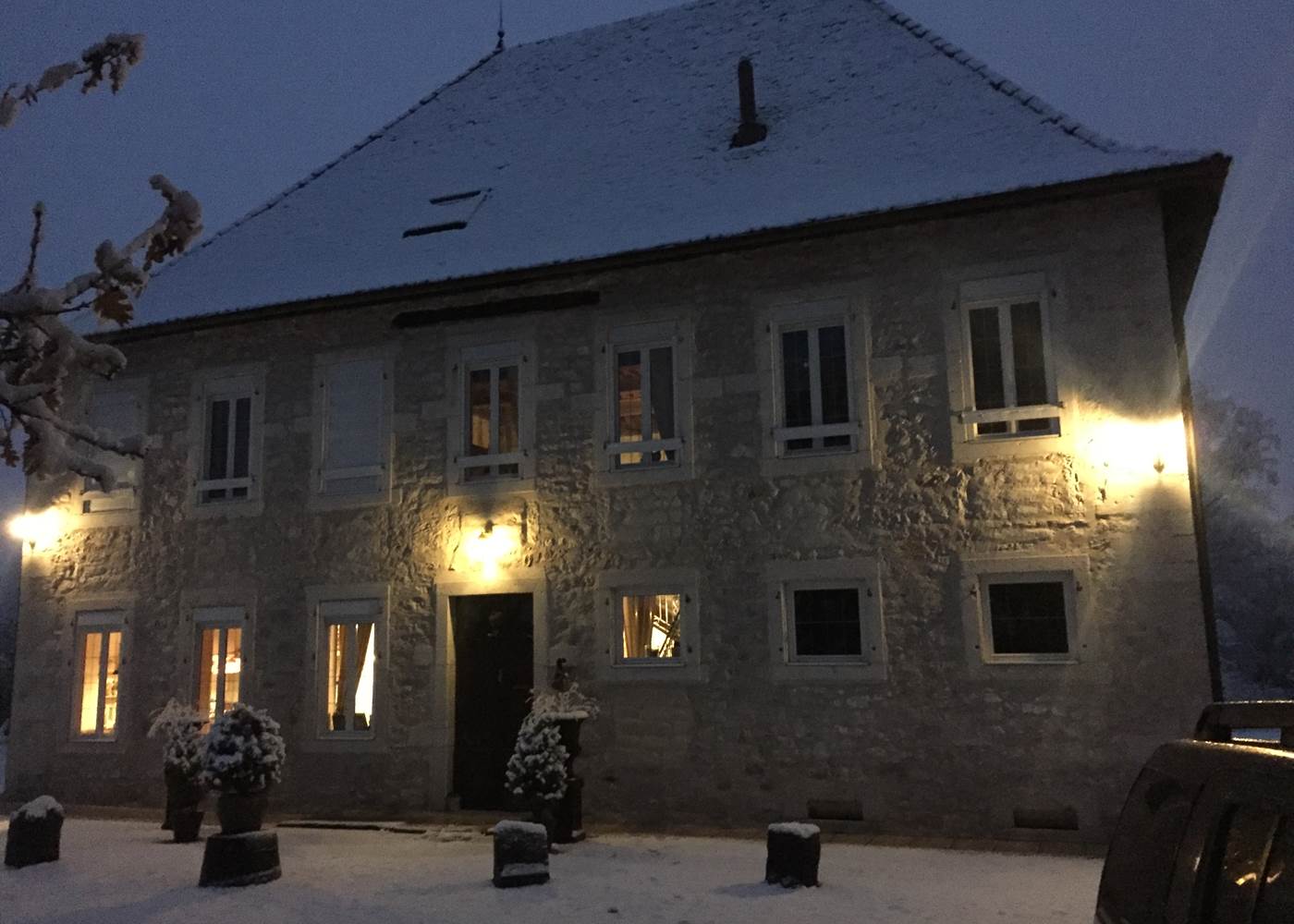 Le Manoir en hiver