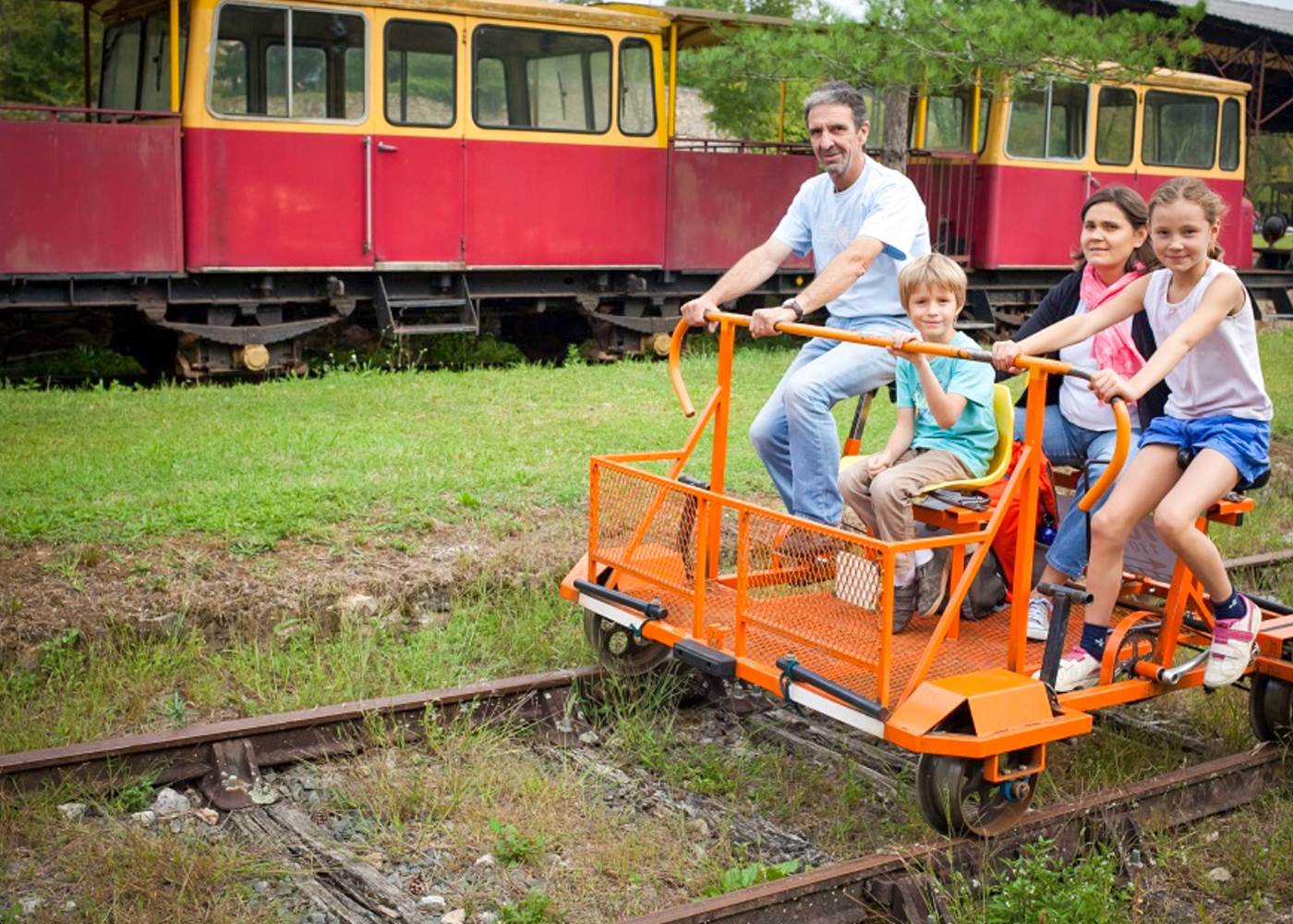 Vélo-rail de Corgnac sur l'Isle