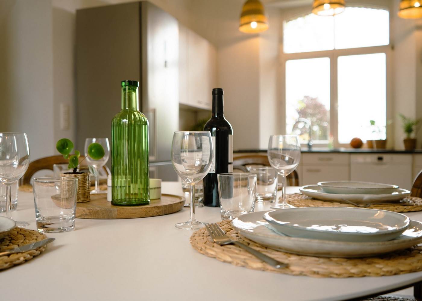 salle à manger - cuisine conviviale