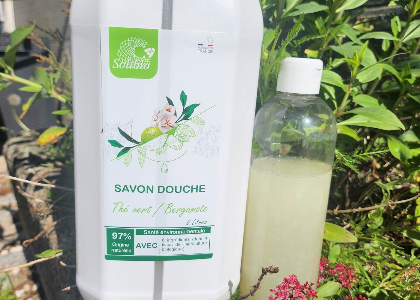 SAVON CHAMPOING AUX AROMES NATURELS DE THE VERT ET BERGAMOTE