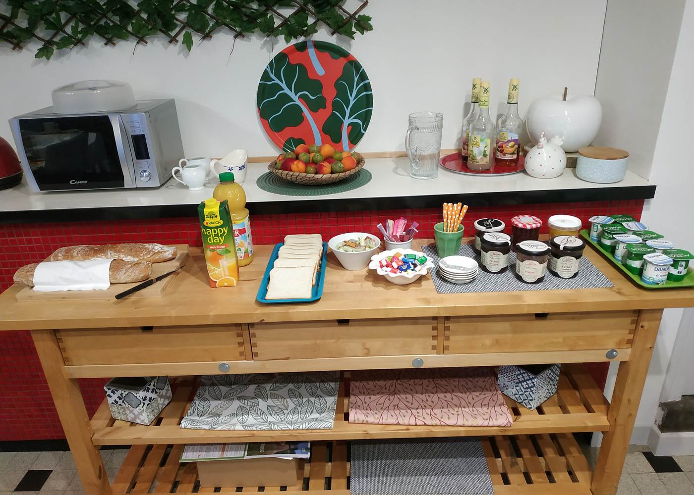 La maison d'Eole  Petit-déjeuner