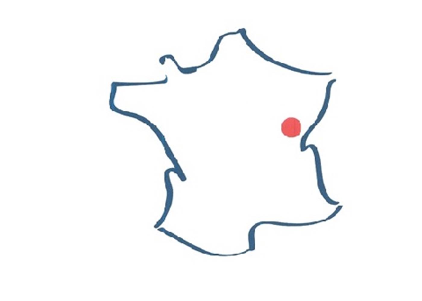 Emplacement du Relais des deux tours dans les Montagnes du Jura en France